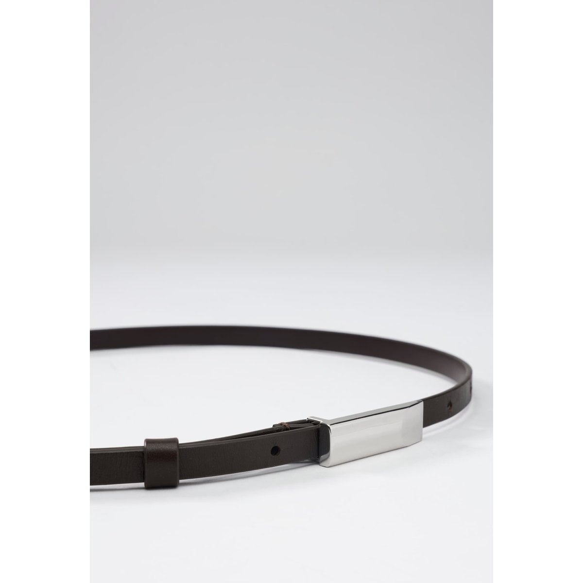 Ceinture En Cuir Véritable marron, GUESS