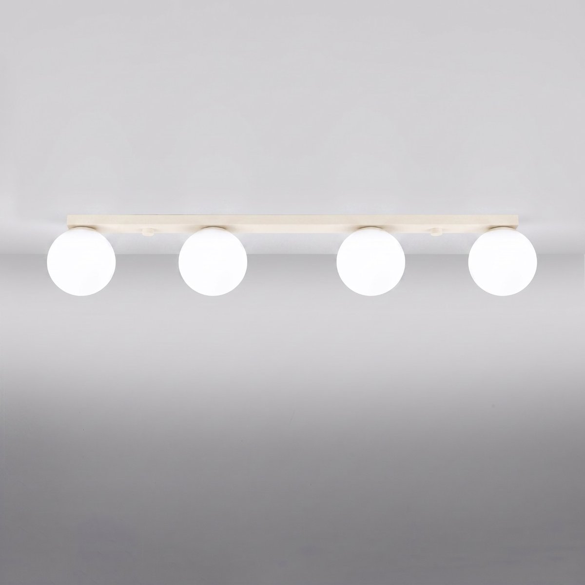 Plafonnier Acier Beige G9 4 Yoli beige, EDEN