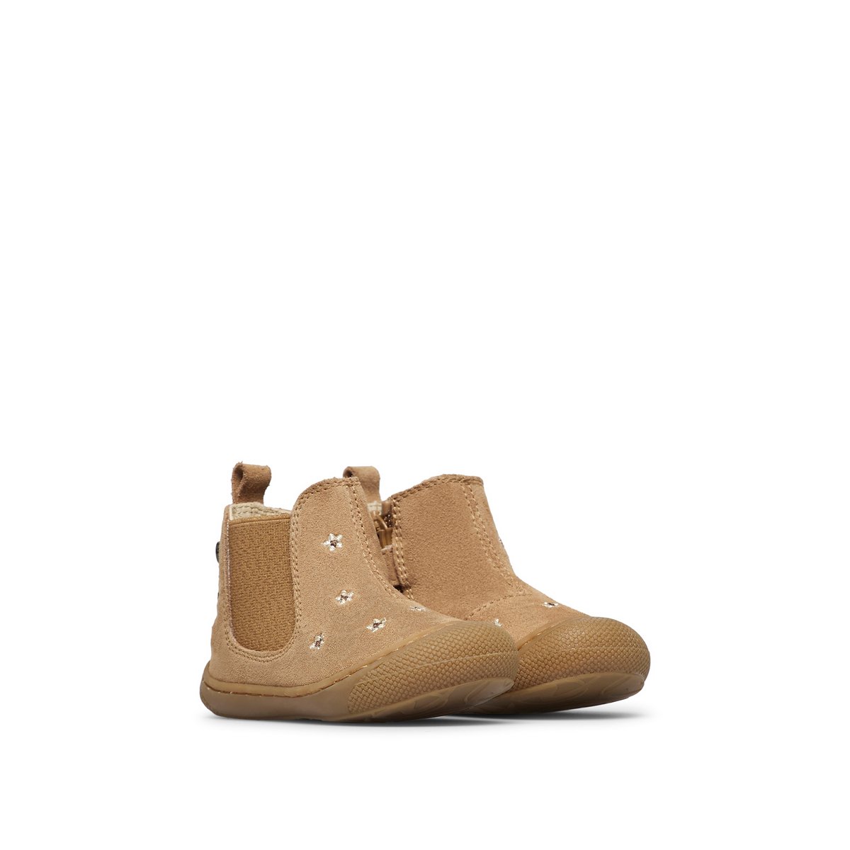 Chaussures premiers pas premier pas en suède SALLY EMBR.DAISIES beige-cognac-, NATURINO