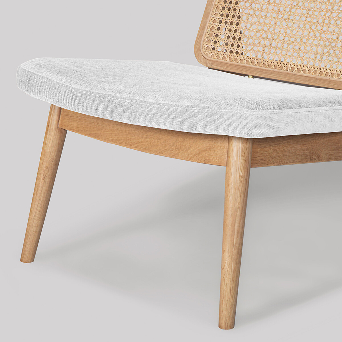 Linton Fabric Armchair white, SWOON