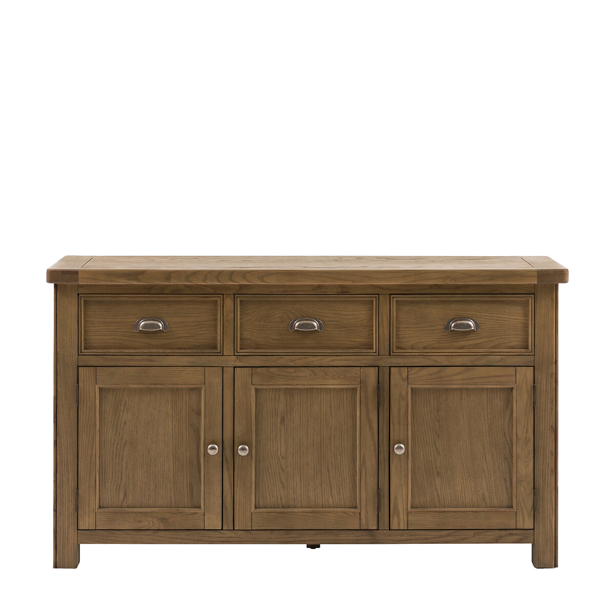 Toledo Oak 3 Door 3 Drawer Sideboard natural oak, SO'HOME