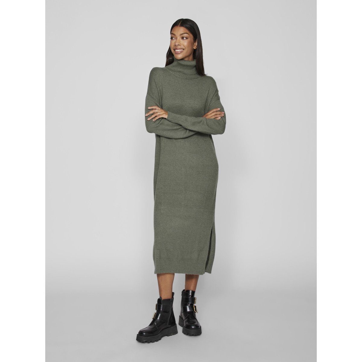 Robe Mi-Longue laurel wreath, VILA