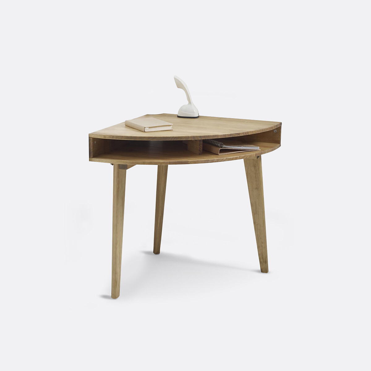Bureau console d'angle, Grimsby bois clair naturel, LA REDOUTE INTERIEURS
