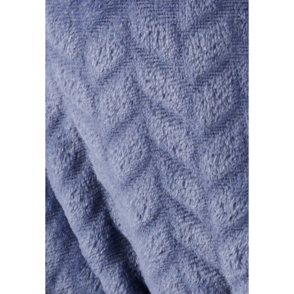 Robe de chambre Thermolactyl en maille douce bleu nuit, DAMART