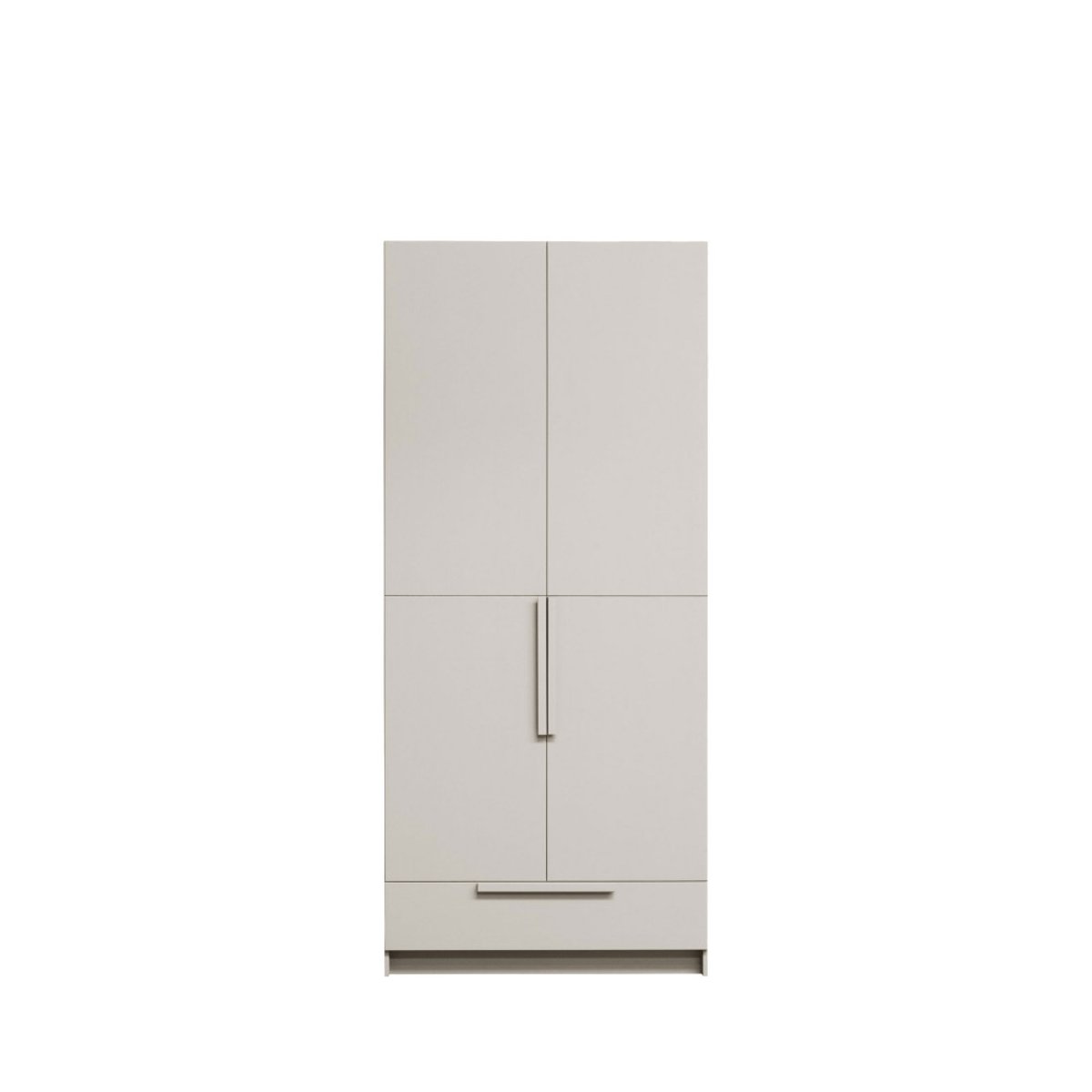 Armoire 2 portes en bois L95cm- PURE blanc, WOOOD