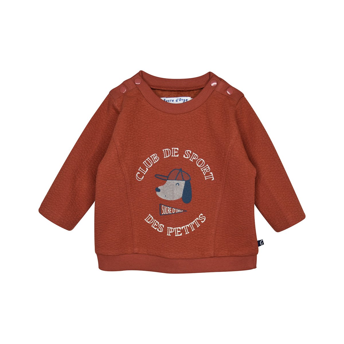 Ensemble sweat pantalon en maille pavel rouge, SUCRE D'ORGE