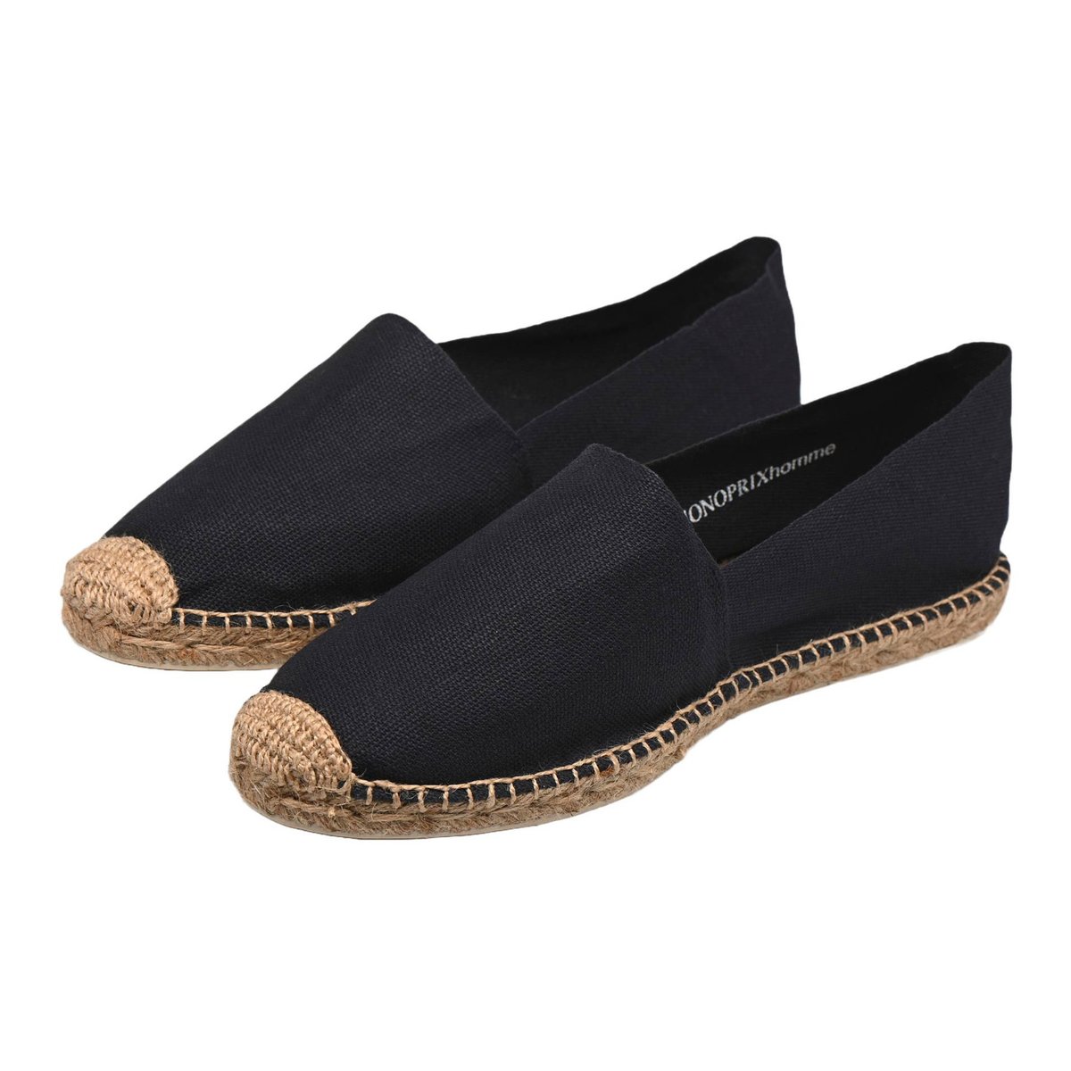 Espadrilles en toile marine, MONOPRIX