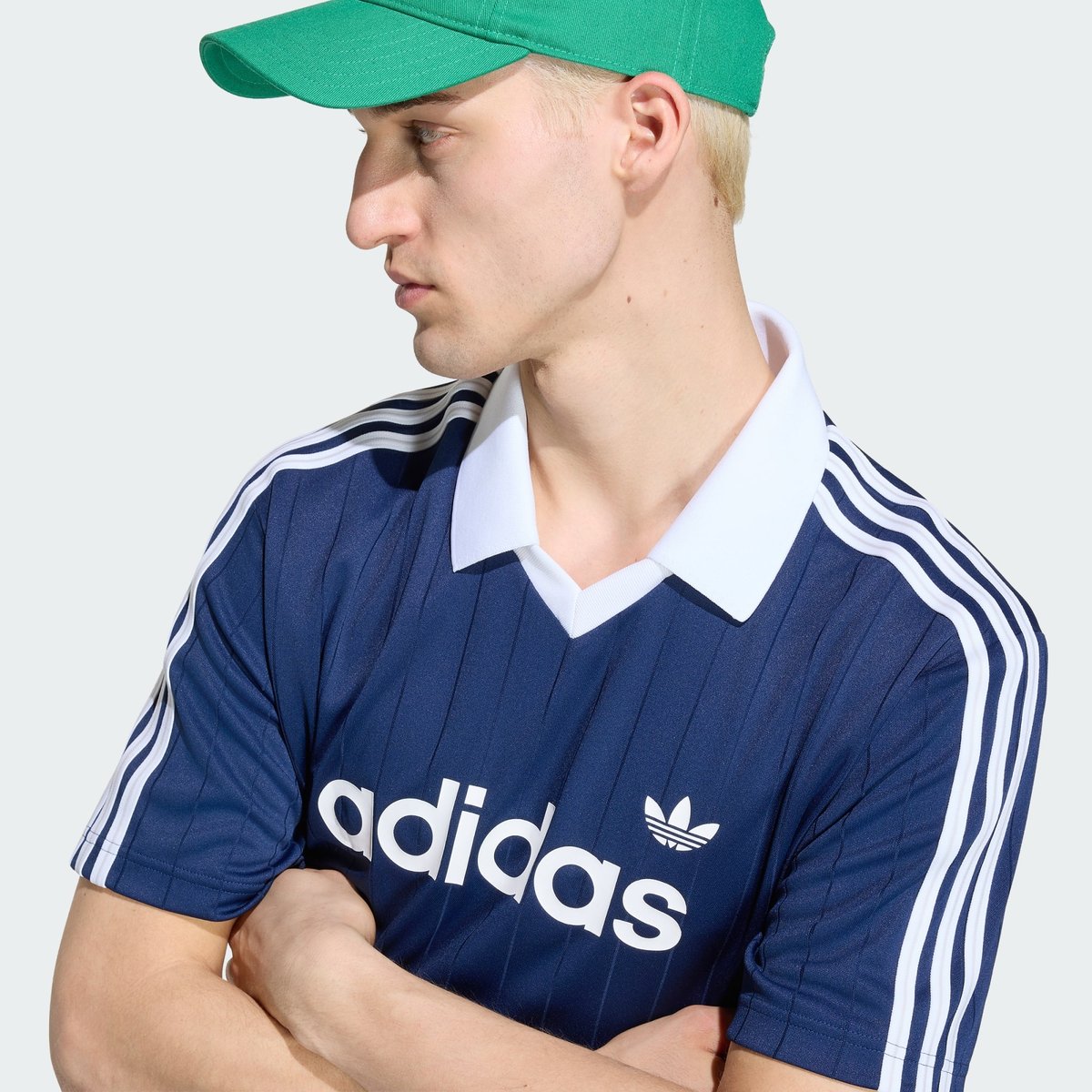 Maillot Maille Drop Needle Maillot Maille Drop Needle night indigo / white, adidas Originals