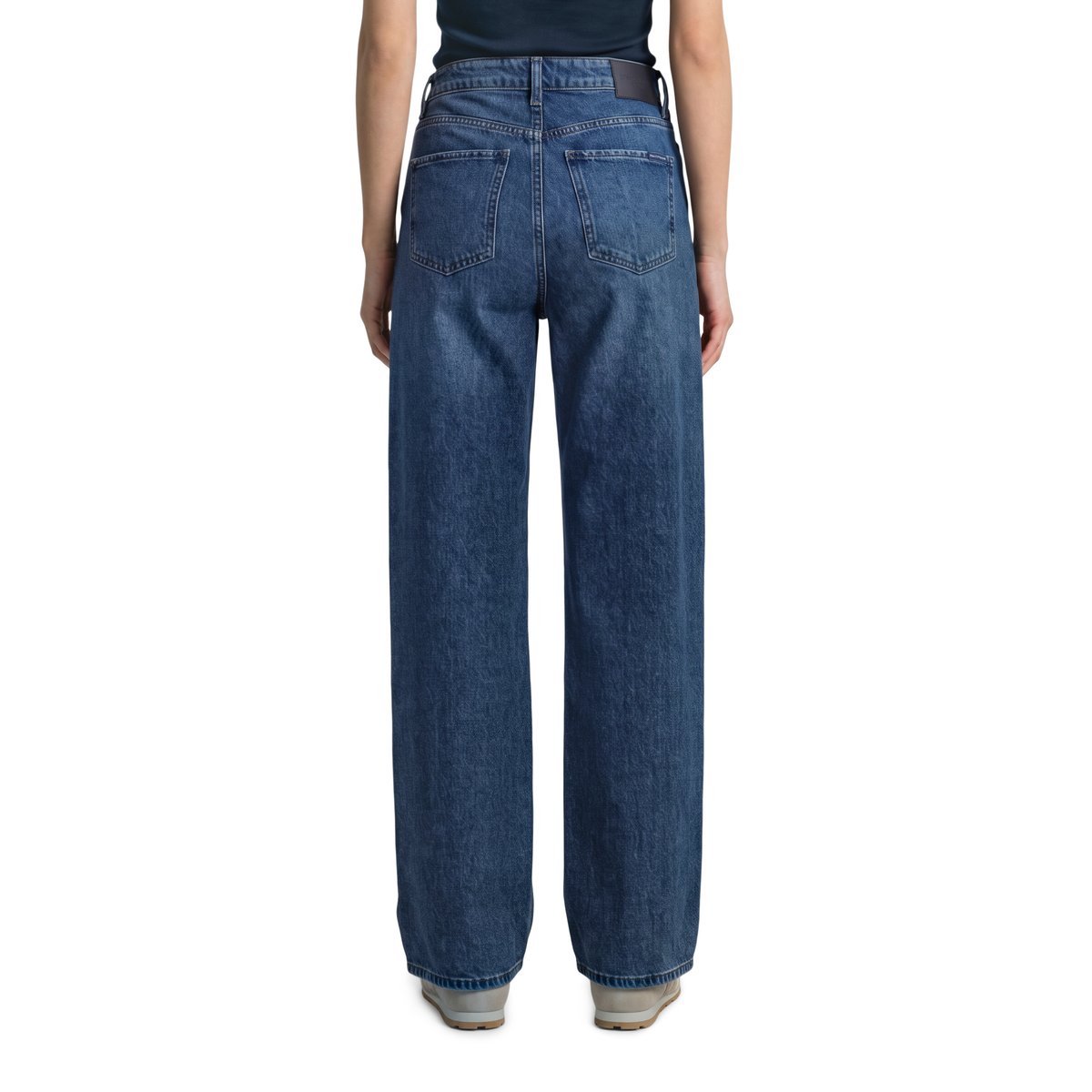 Jeans modèle Tomma large en coton sans stretch bleu, MARC O’POLO DENIM