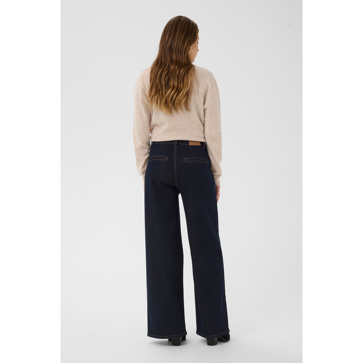 Jeans bleu cape breton rinse blue denim, CREAM