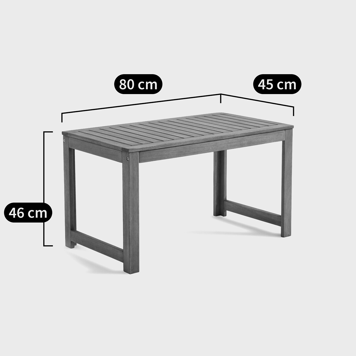 Banc et coffres de jardin en acacia, Garden acacia, LA REDOUTE INTERIEURS