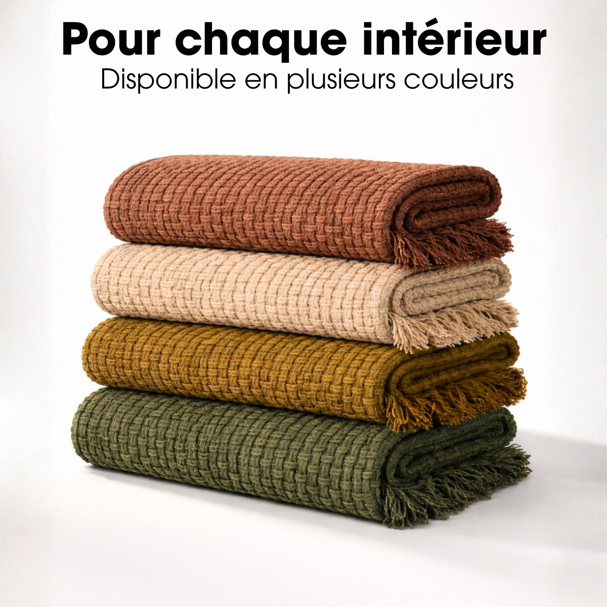 Plaid COSENZA brun, MICA DECORATIONS