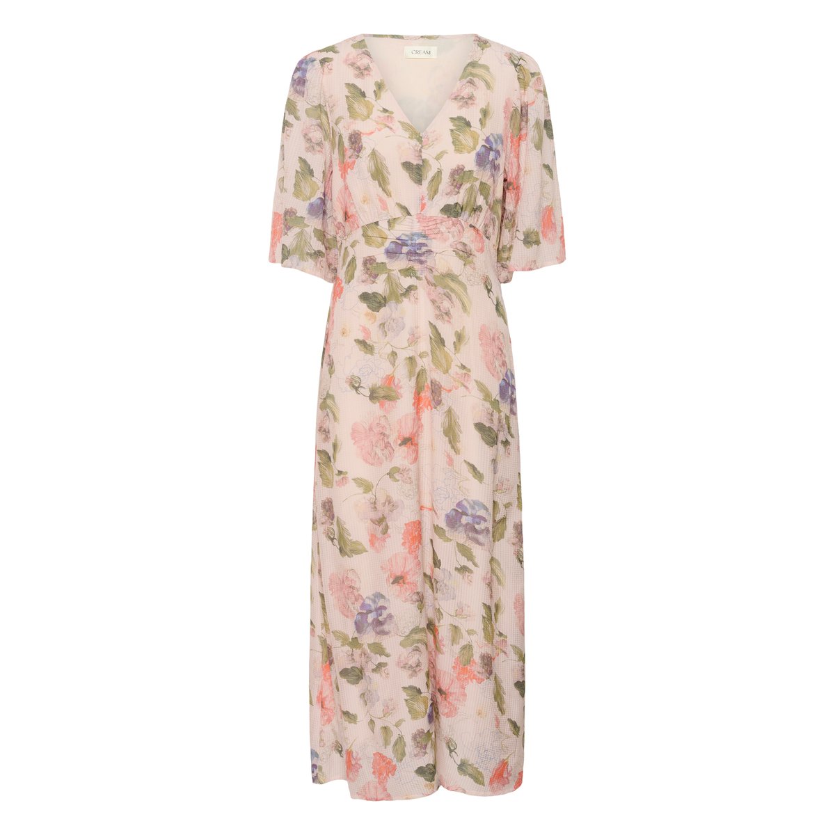 Robe rose floral sepia rose flower, CREAM