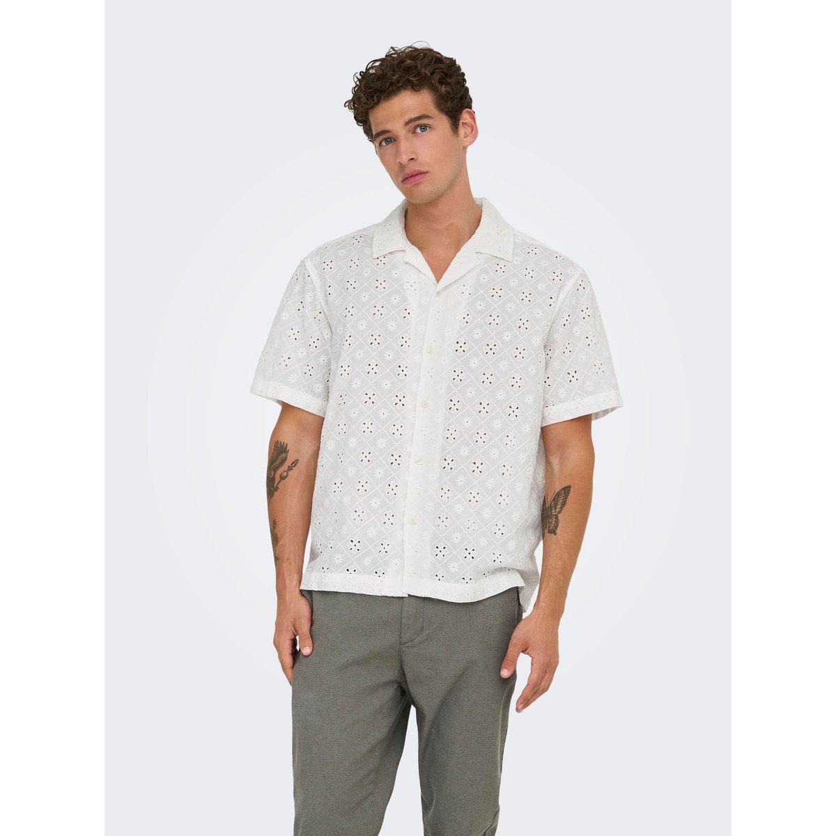 Chemise cloud dancer, ONLY & SONS