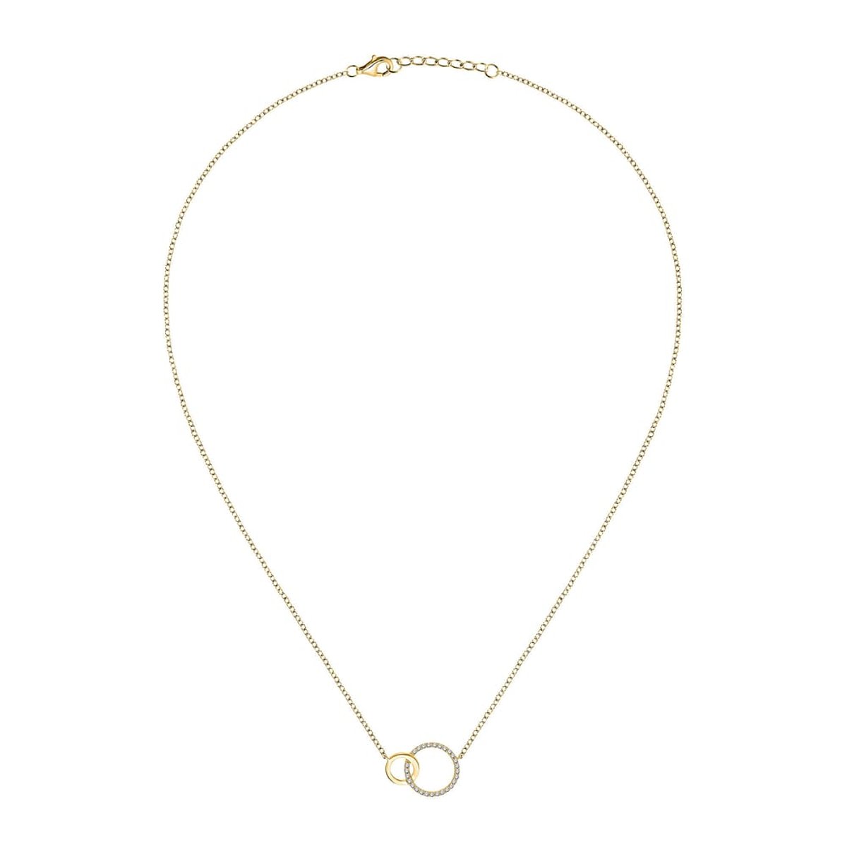 Colliers en Argent/oxyde de zirconium De Zirconium et Oxyde de zirconium or, CLEOR