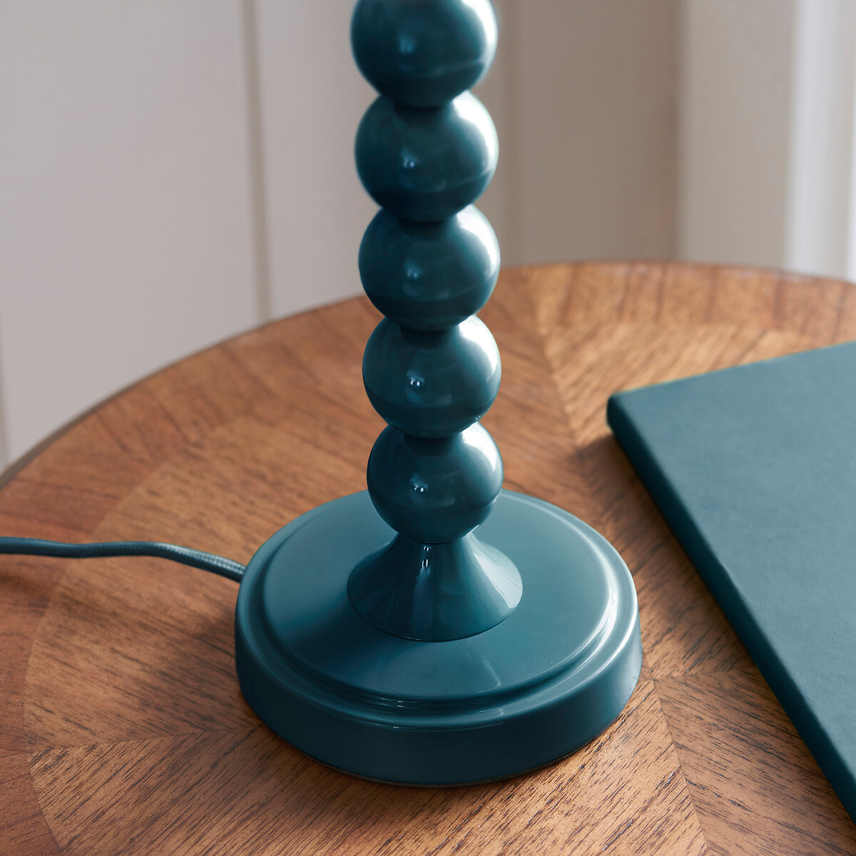 Hazel Bobbled Table Lamp in Gloss Finish blue, ÉDITÉ