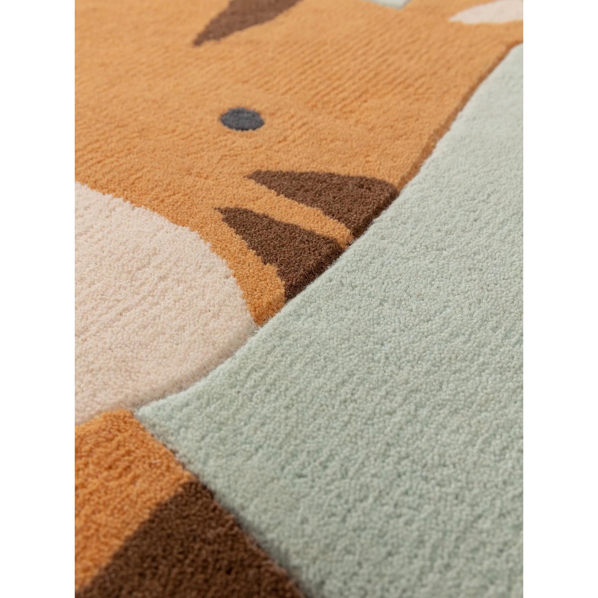 Tapis rond enfant tufté main SAVANNAH multicouleur, BENUTA