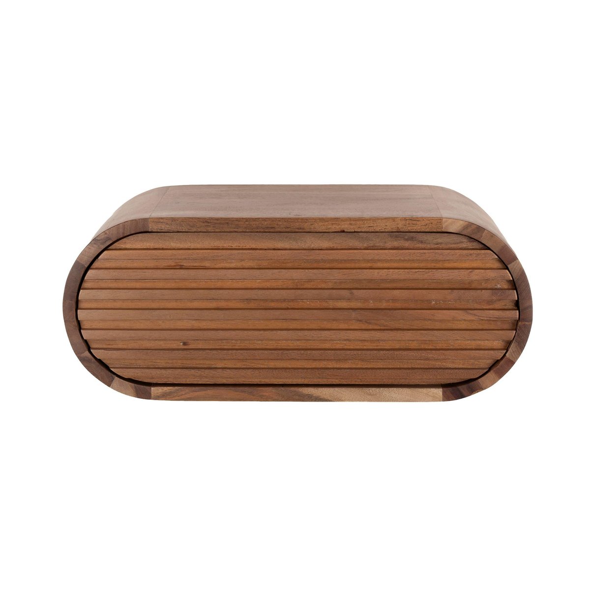 Table de chevet suspendue bois d'acacia foncé 1 tiroir NAKO marron, PIER IMPORT