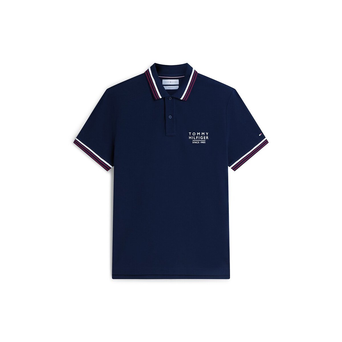 Polo de mangas curtas marinho, TOMMY HILFIGER