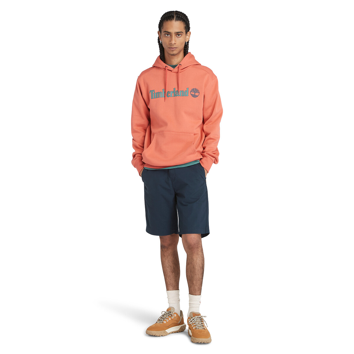 Unifarbene Chino-Shorts marine, TIMBERLAND