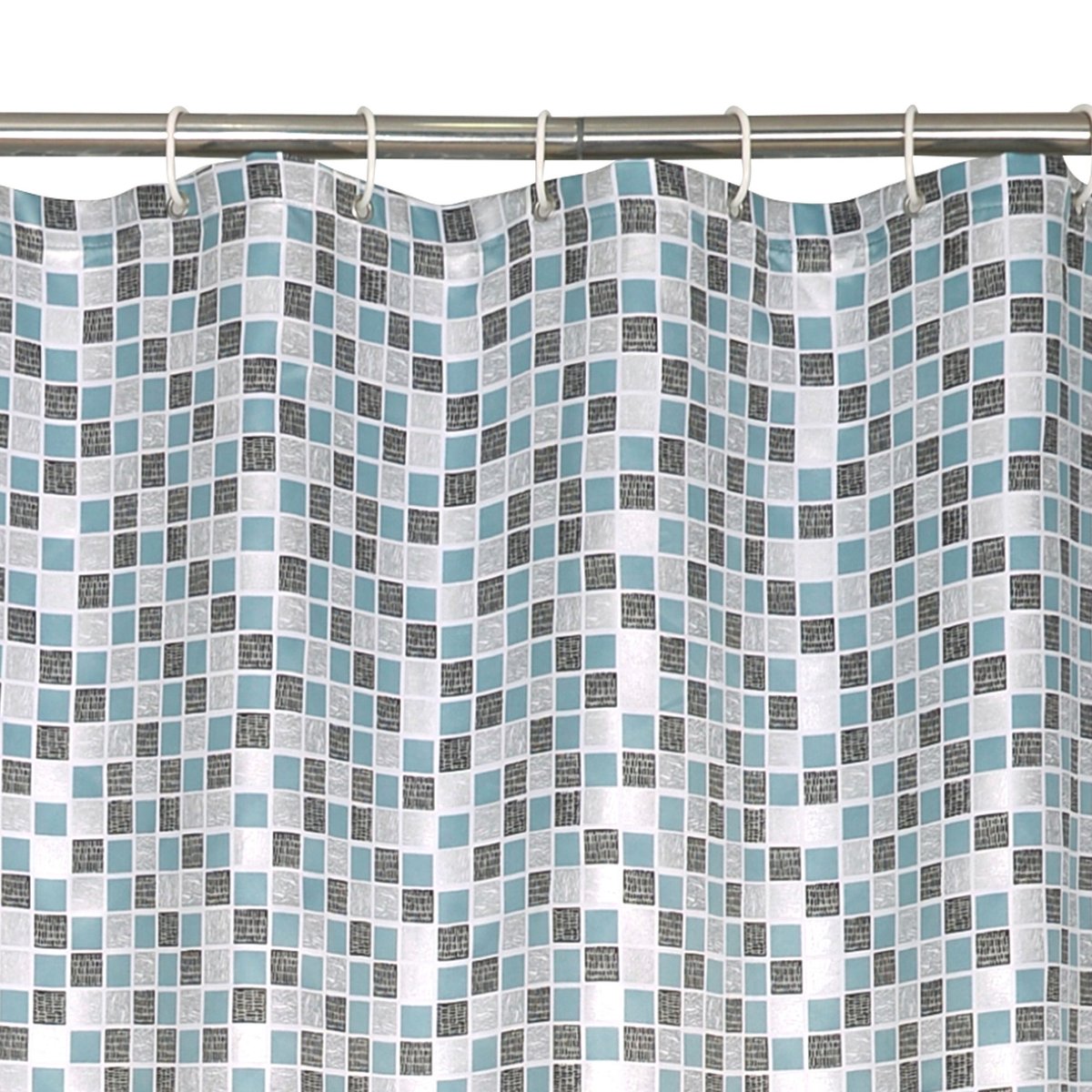 Rideau de douche en polyester, MOSAIC multicouleur, SENSEA