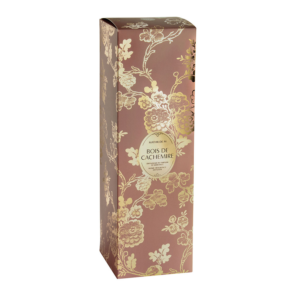 Diffuseur de parfum Bois de Cachemire TRÉSOR DE FLEURS transparent, MATHILDE M