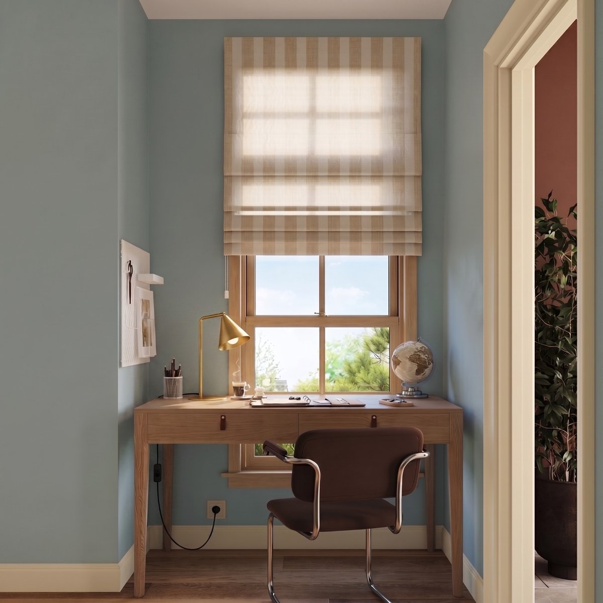 Lampe de bureau Acier Doré E14 1 Nox doré, EDEN