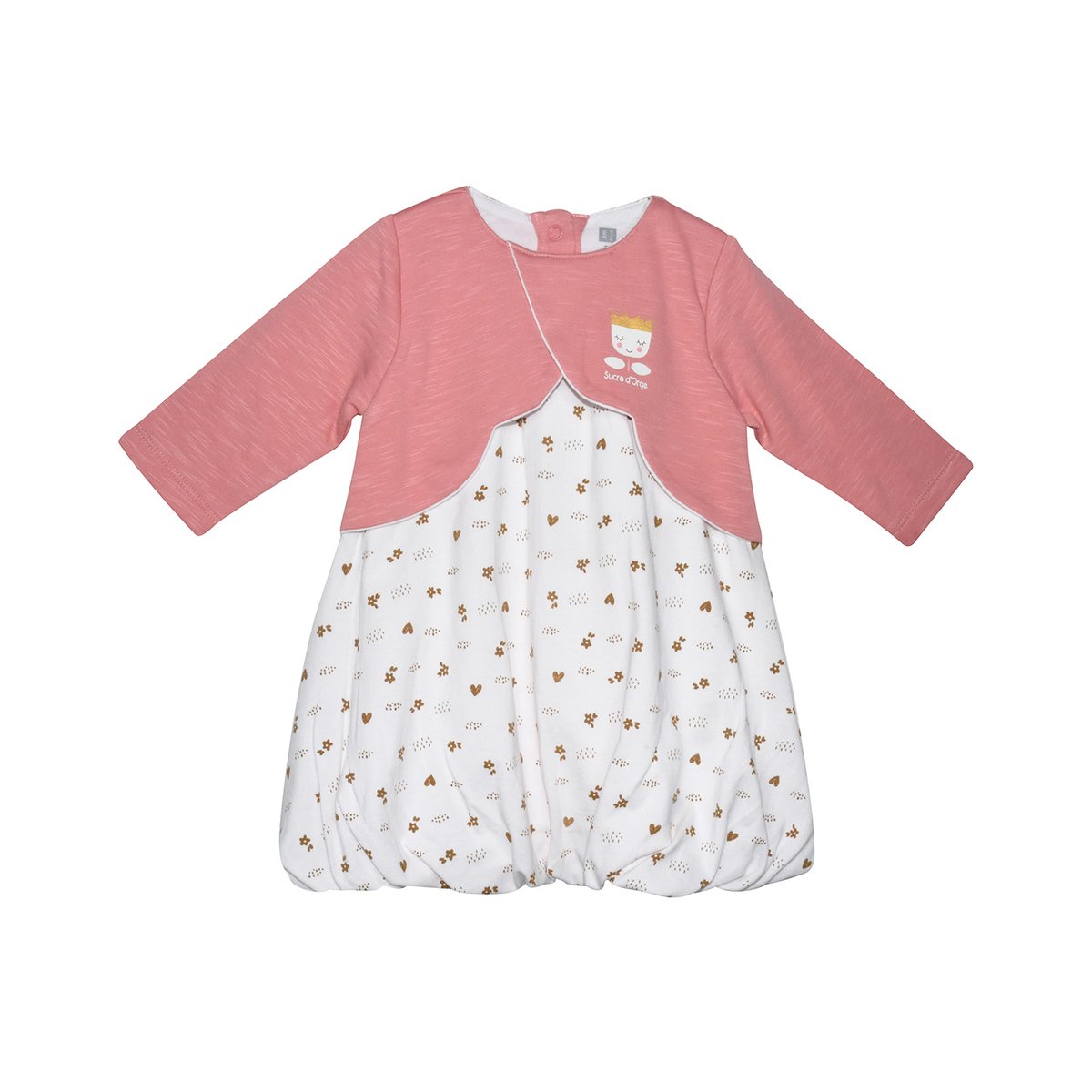 Ensemble robe bandeau philadelphia maille manches longues rose, SUCRE D'ORGE