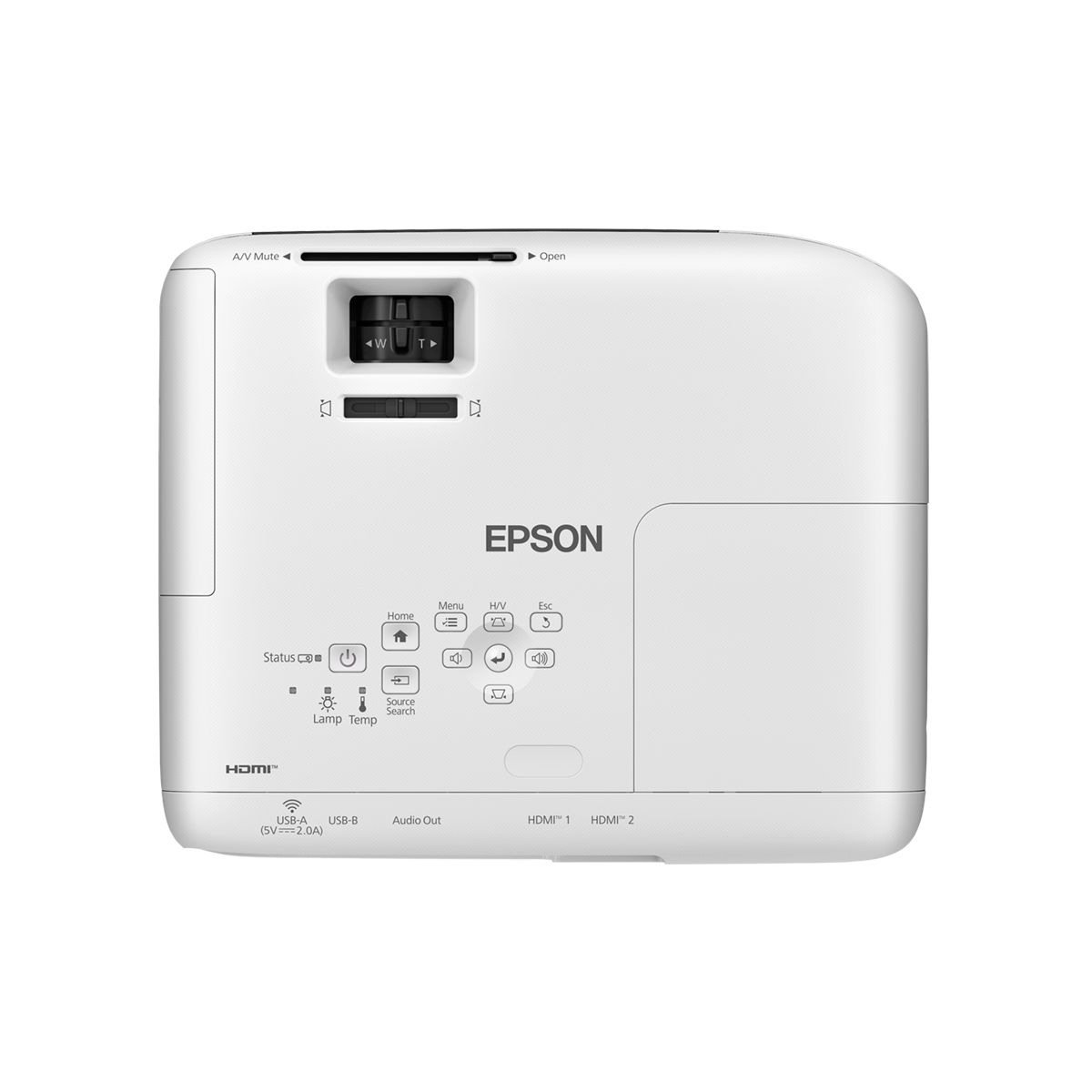 Vidéoprojecteur home cinéma EB-FH08 - Full HD 1080p - 3600 lumens - 3LCD blanc, EPSON