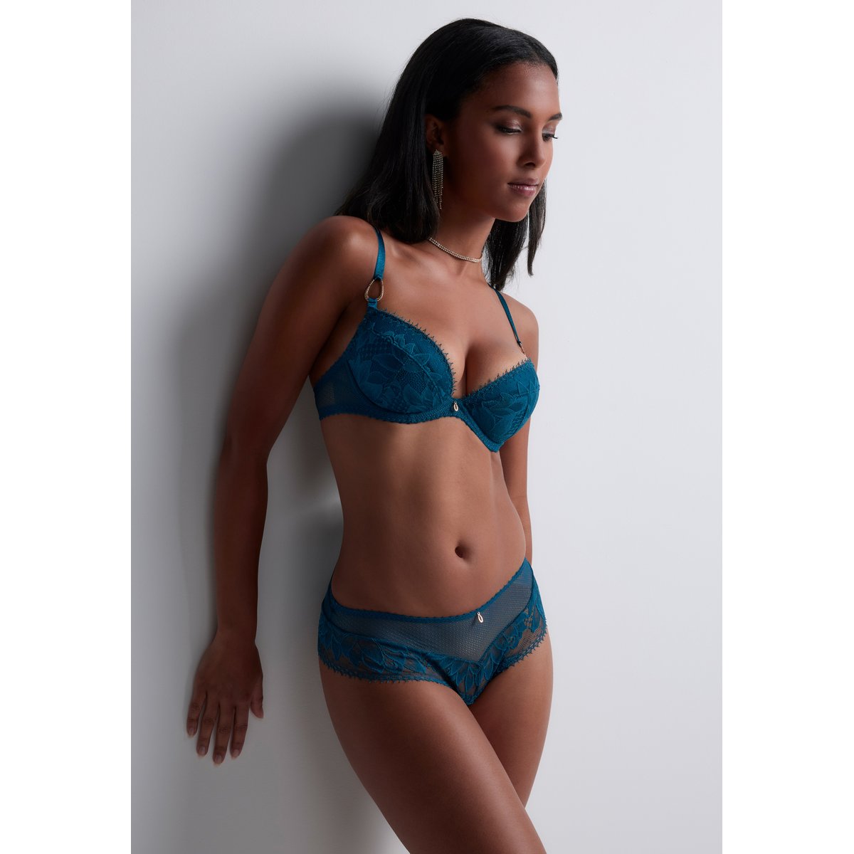 Shorty Flawless Love bleu, AUBADE