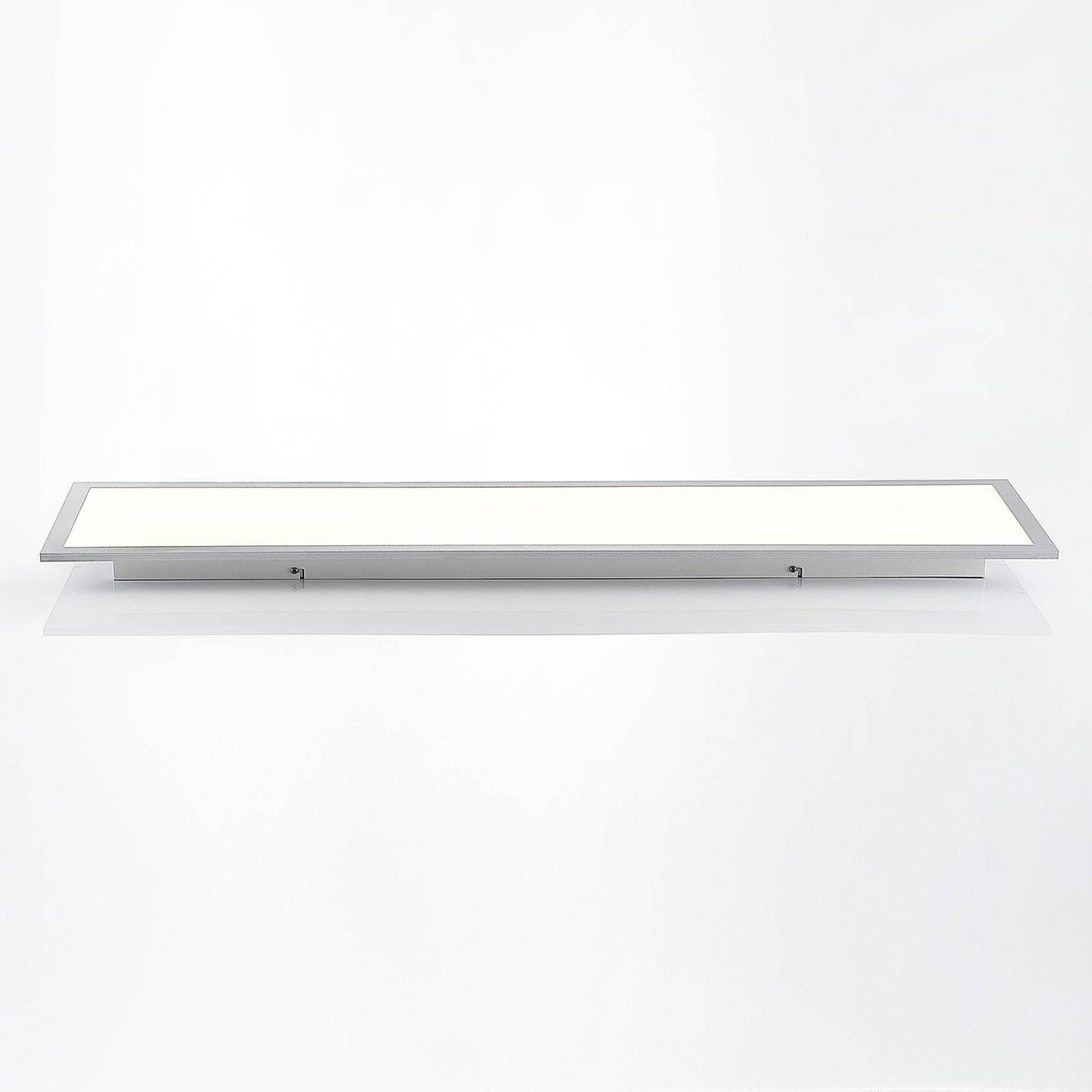 Plafonnier connecté en aluminium moderneLED argent, blanc, LINDBY