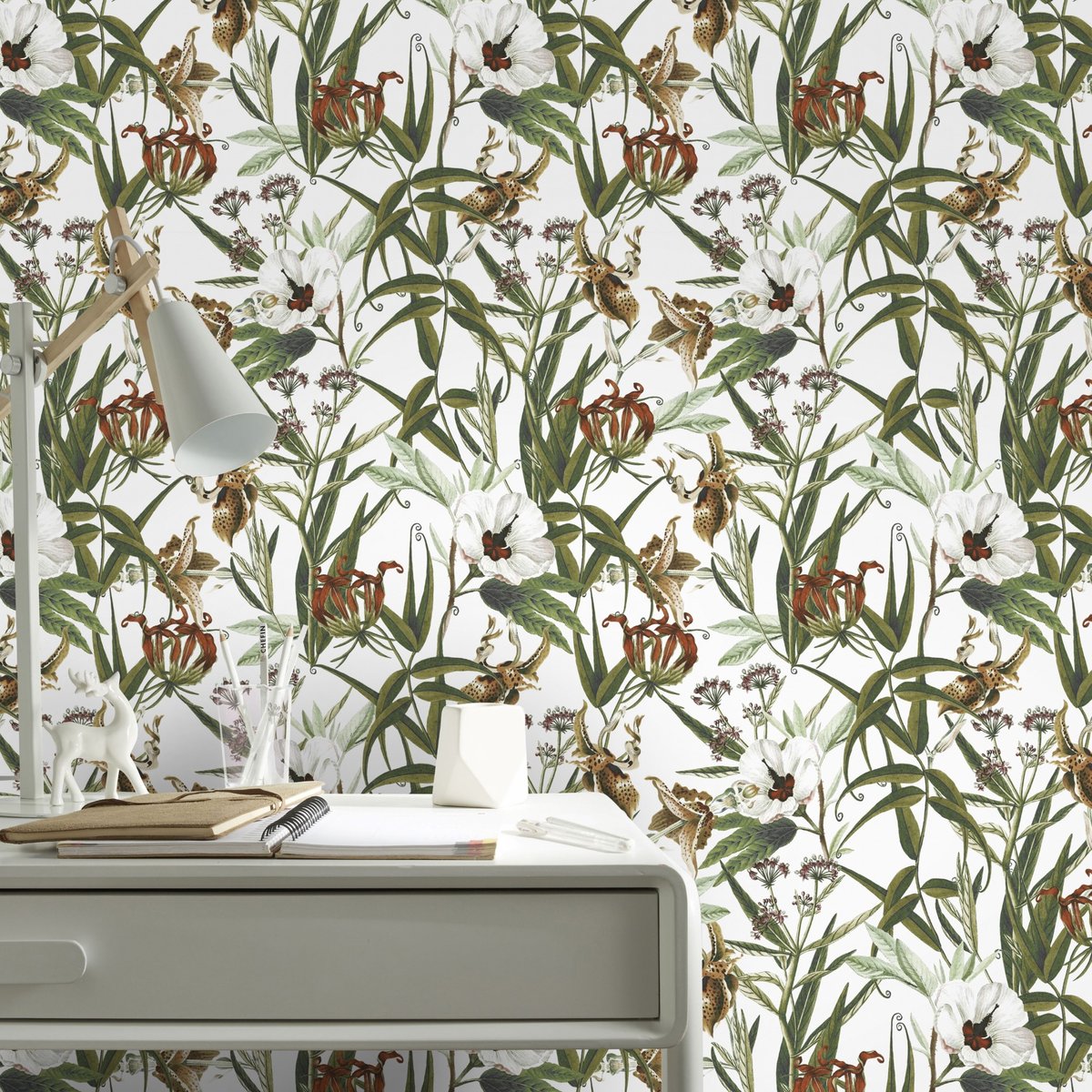 Papier peint Floral Urbain multicolore, SUPERFRESCO EASY