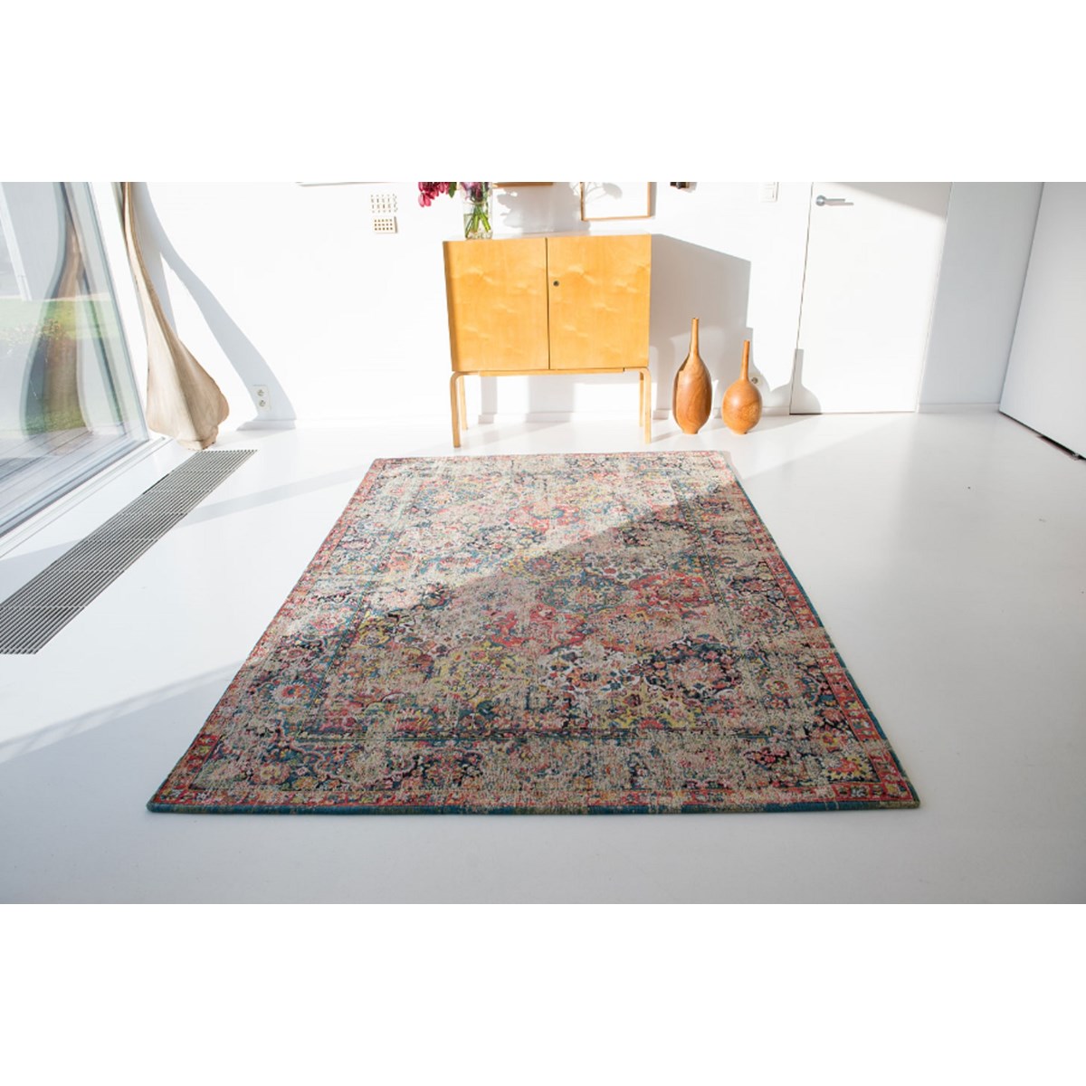 Tapis salon et chambre tissé plat style orient JANISSARY - Louis de Poortere multicolore, NOVATREND