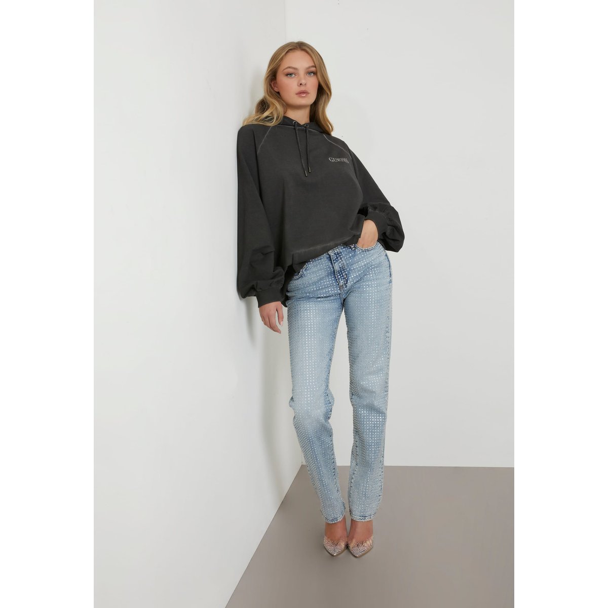Jean Droit 1981 bleu, GUESS