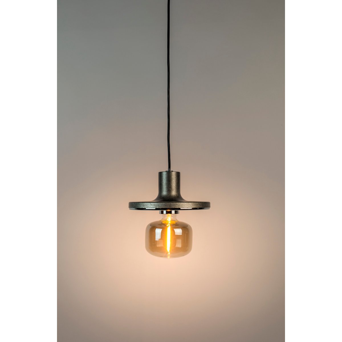 Suspension en fer SKYE argent, ZUIVER