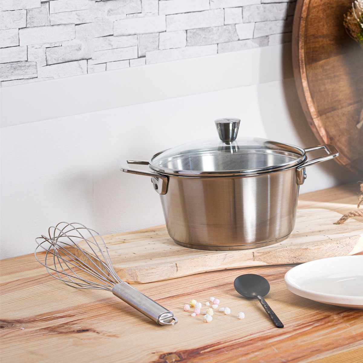 Fouet Classique 32cm POC inox, CRISTEL