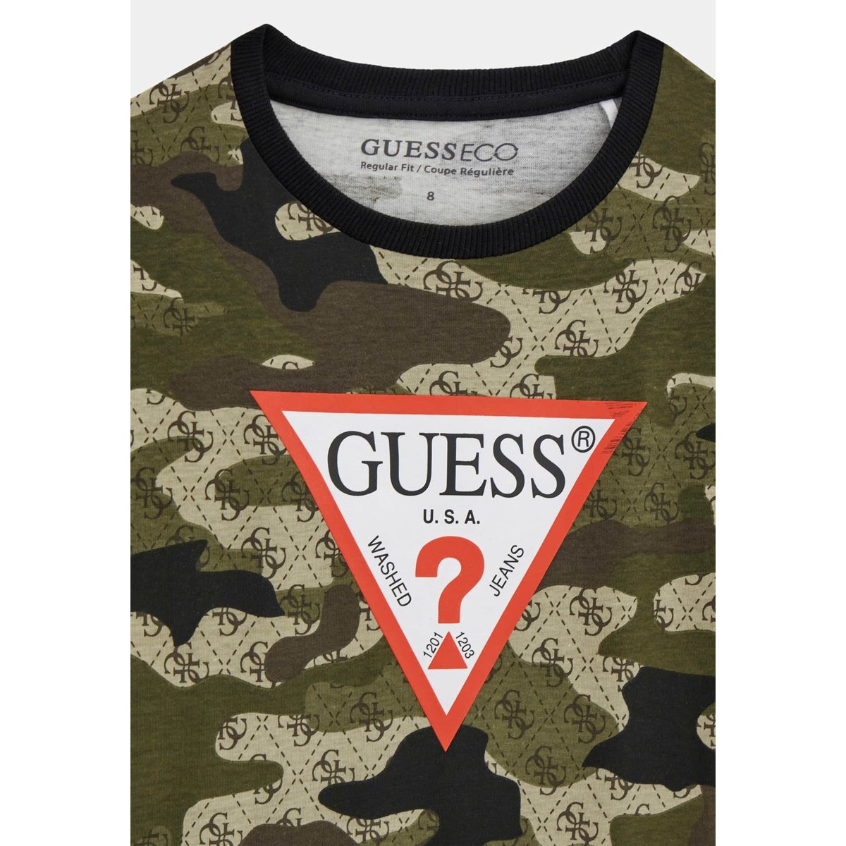 T-Shirt Imprimé vert multi, GUESS KIDS