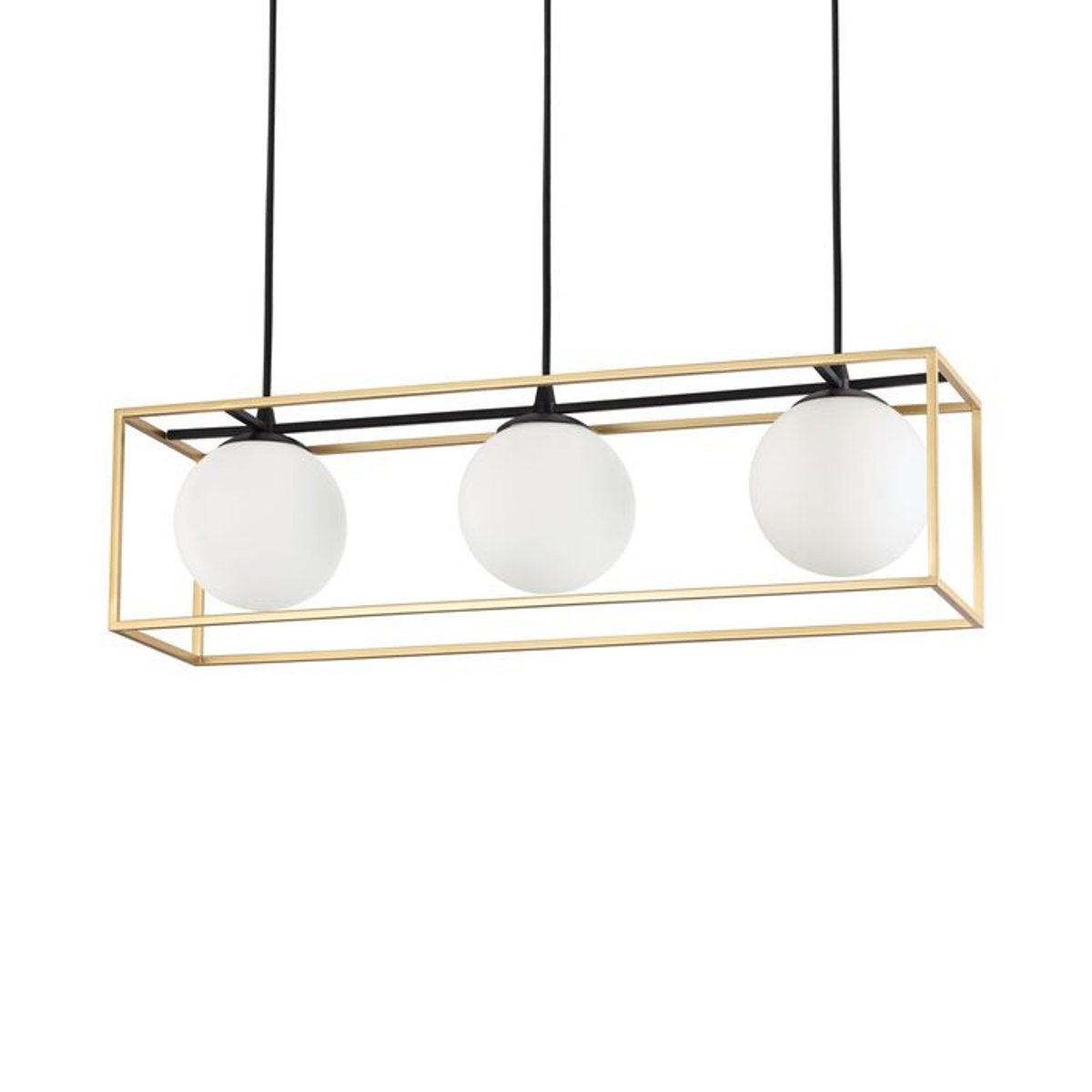 Suspension LINGOTTO laiton antique, IDEAL LUX