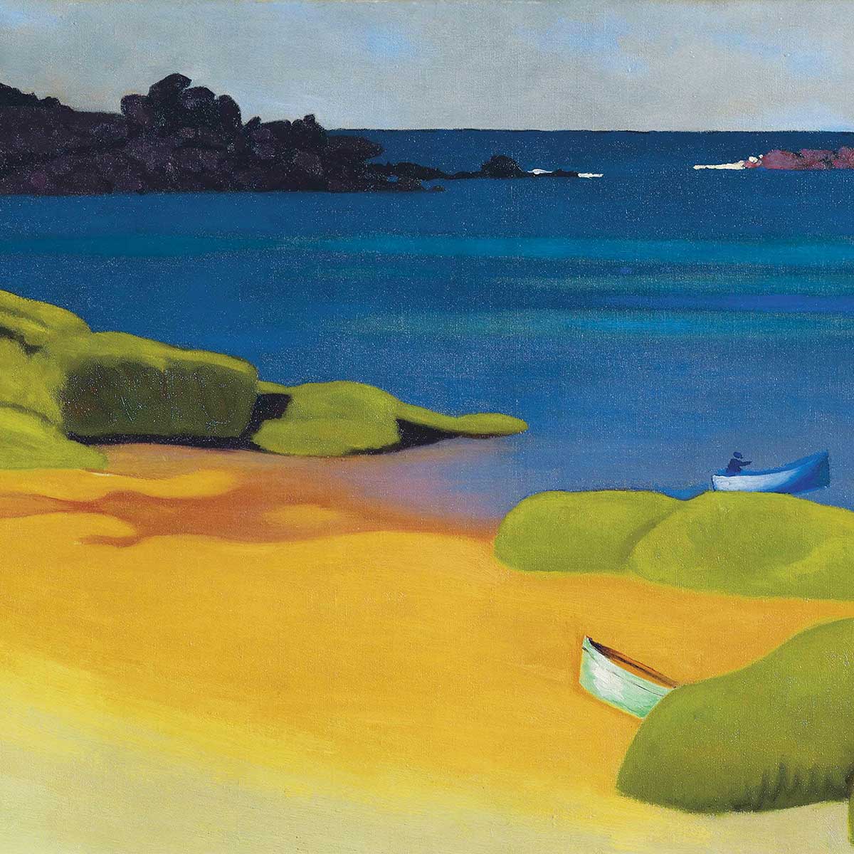 Tableau baie de Trégastel Felix Vallotton tableau alu dibond, HEXOA