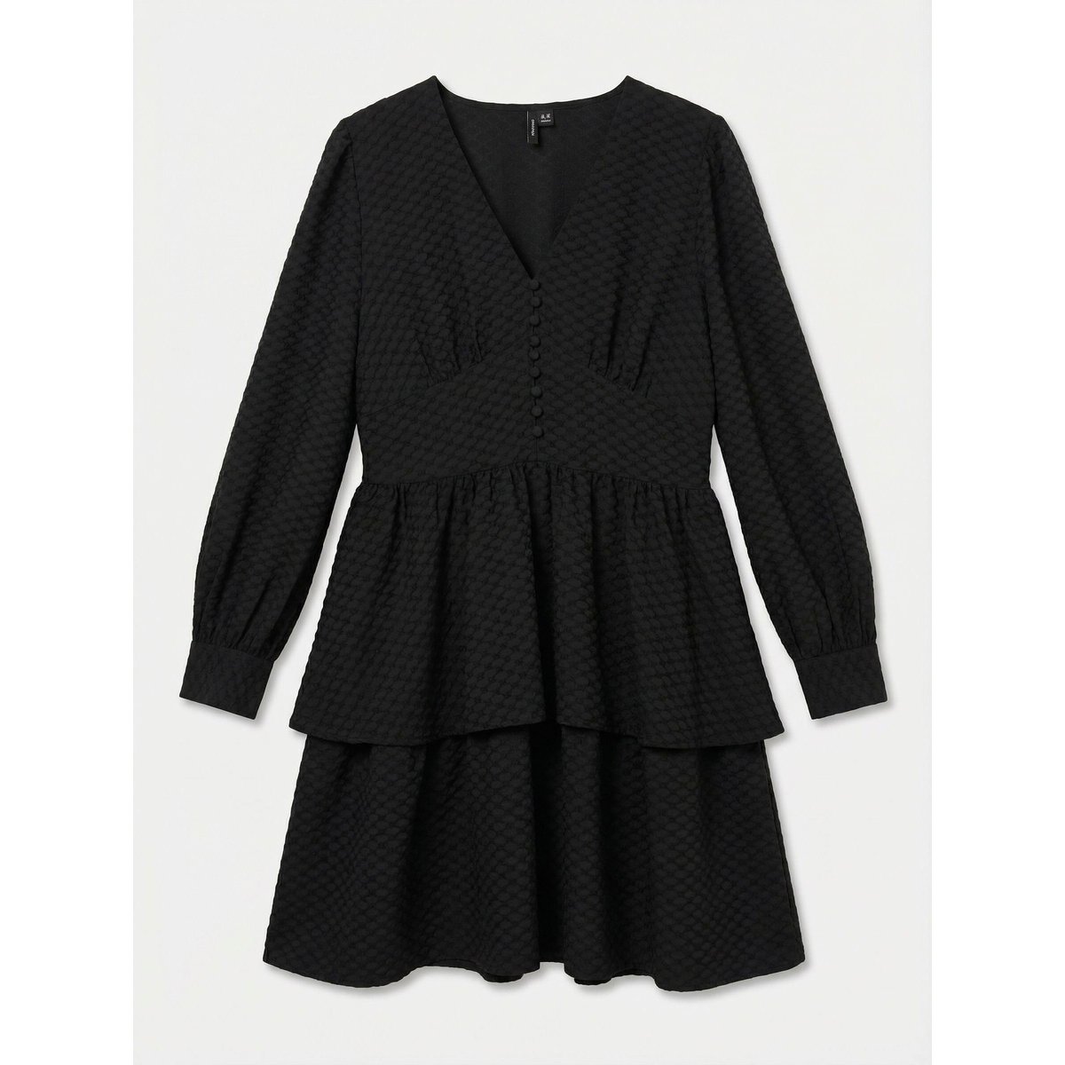Robe À Volants noire - black, VERO MODA