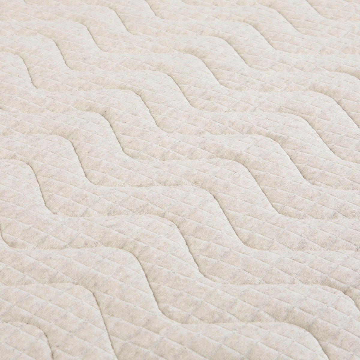 Housse naturelle de remplacement pour matelas Aube 600 ecru, SOMEO