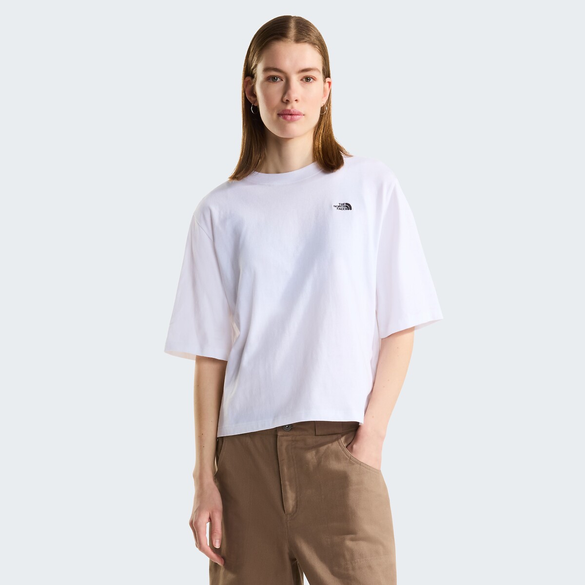T-shirt boxy Simple Dome blanc, THE NORTH FACE