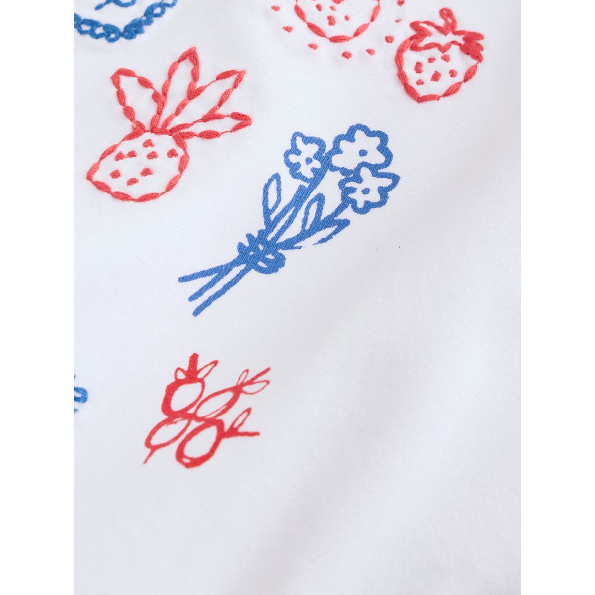 Haut bébé manches courtes et short, 2 pièces pique-nique blanc, NEXT