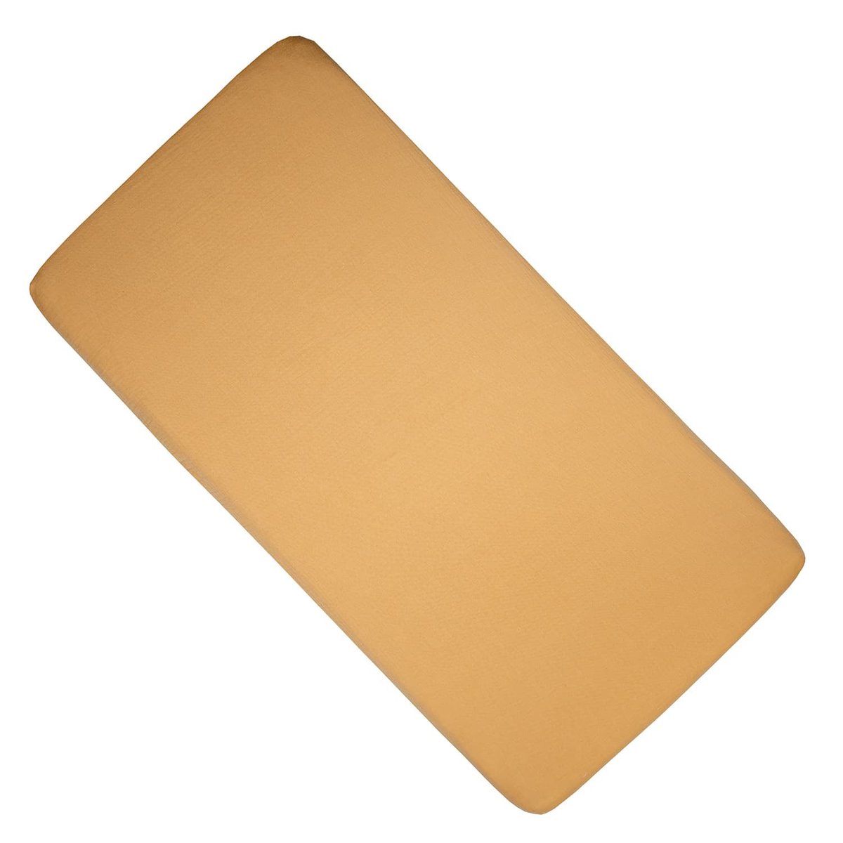 Drap housse berceau en gaze de coton JEANNE camel, SEVIRA KIDS