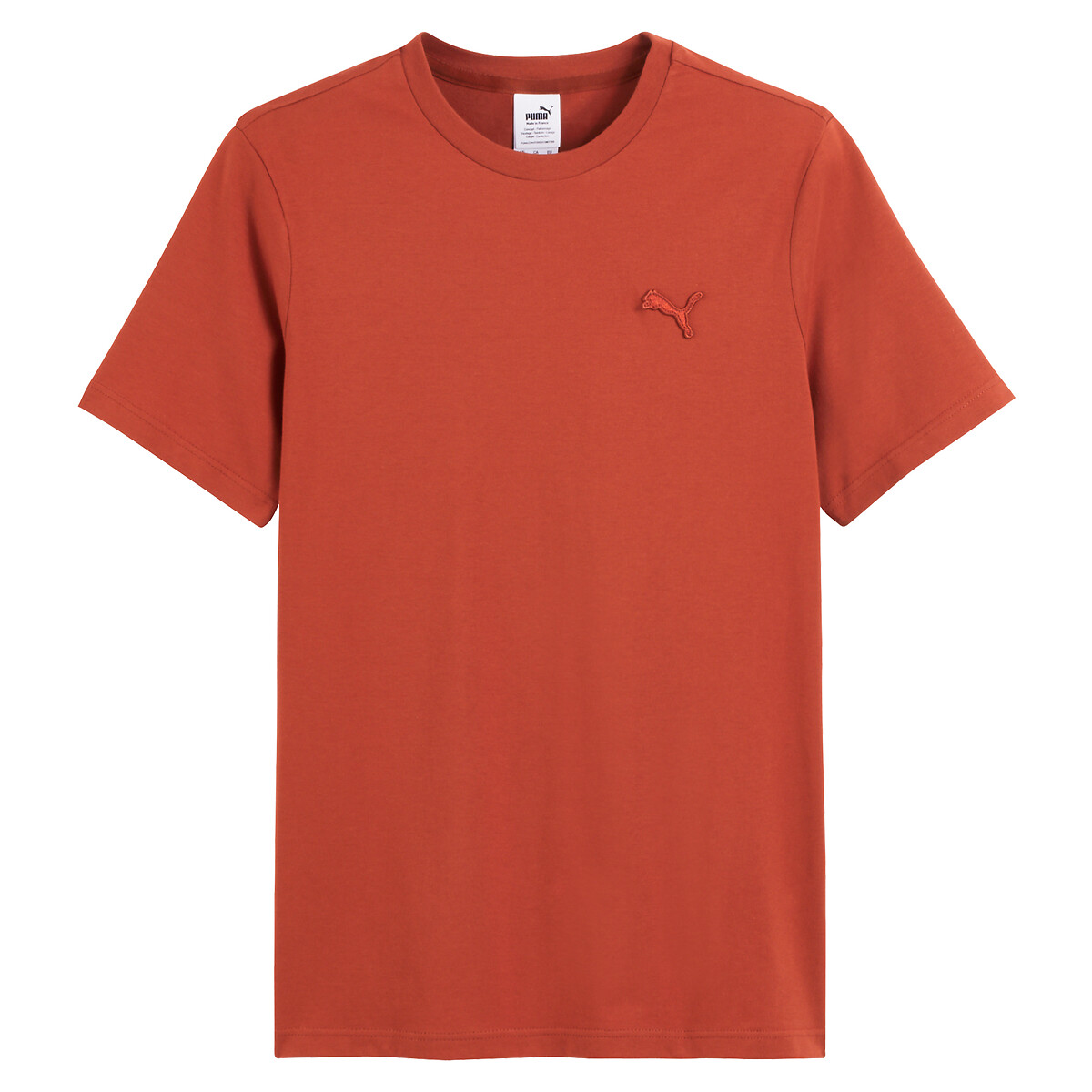 T-shirt Made In France et logo brodé bordeaux, PUMA