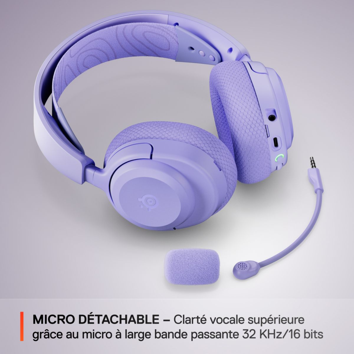 Casque gamer Arctis Nova 3PW Lavande couleur unique, STEELSERIES