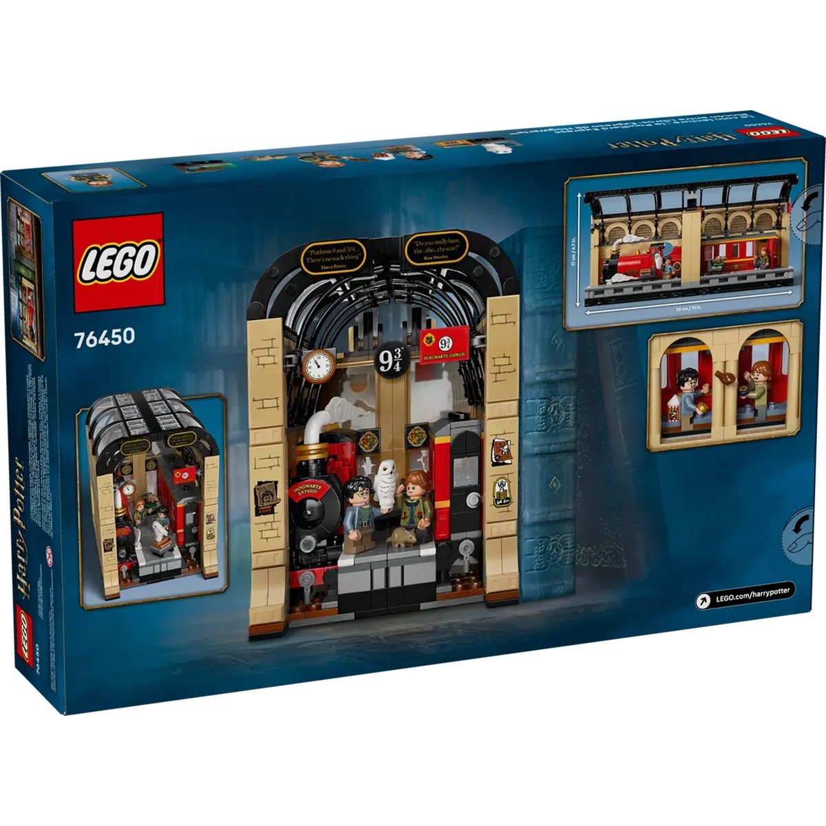 LEGO Harry Potter - Book Nook : Le Poudlard Express 76450 - Décoration Magique multicolore, LEGO