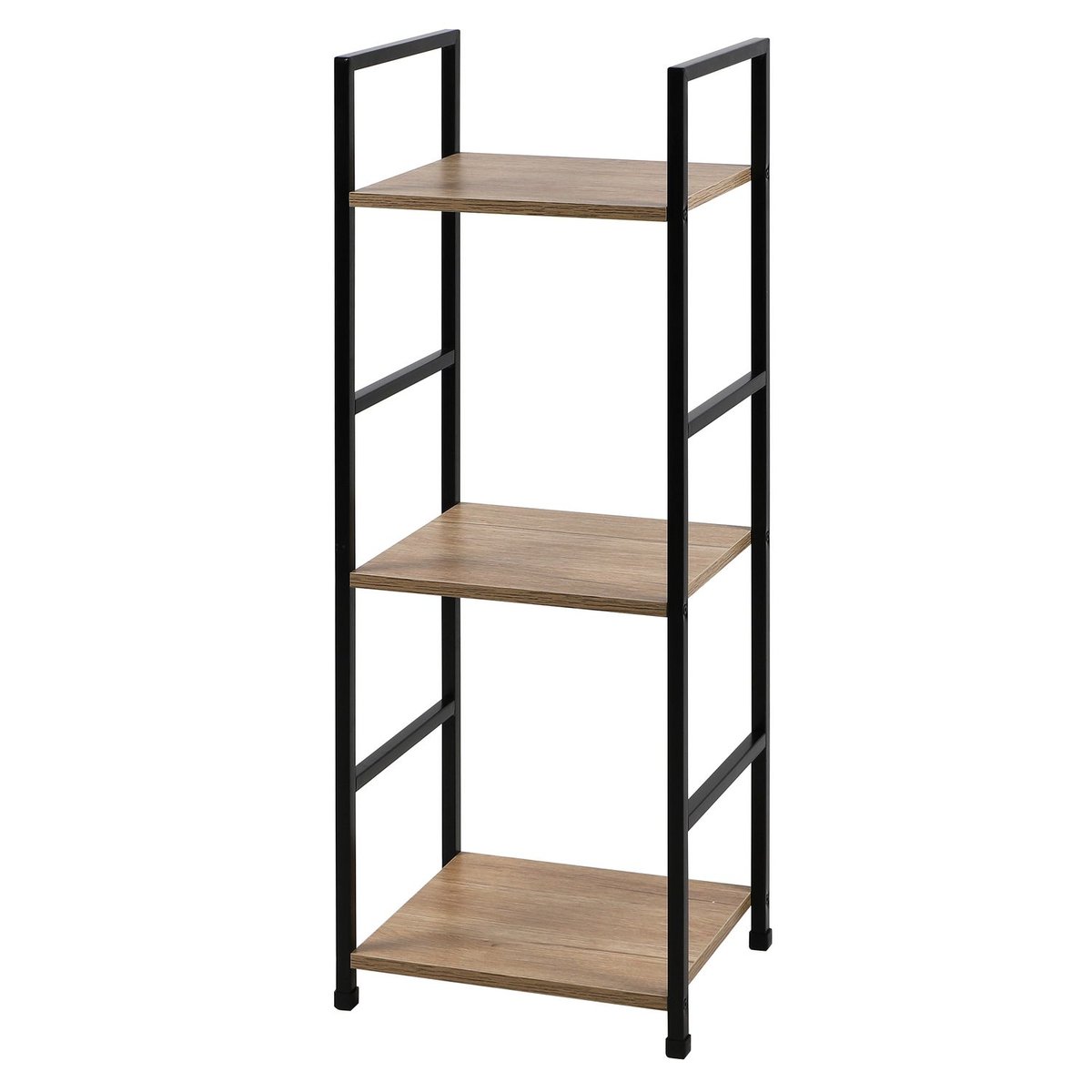 Etagère carrée 3 niveaux design industriel COLORADO beige, TOILINUX