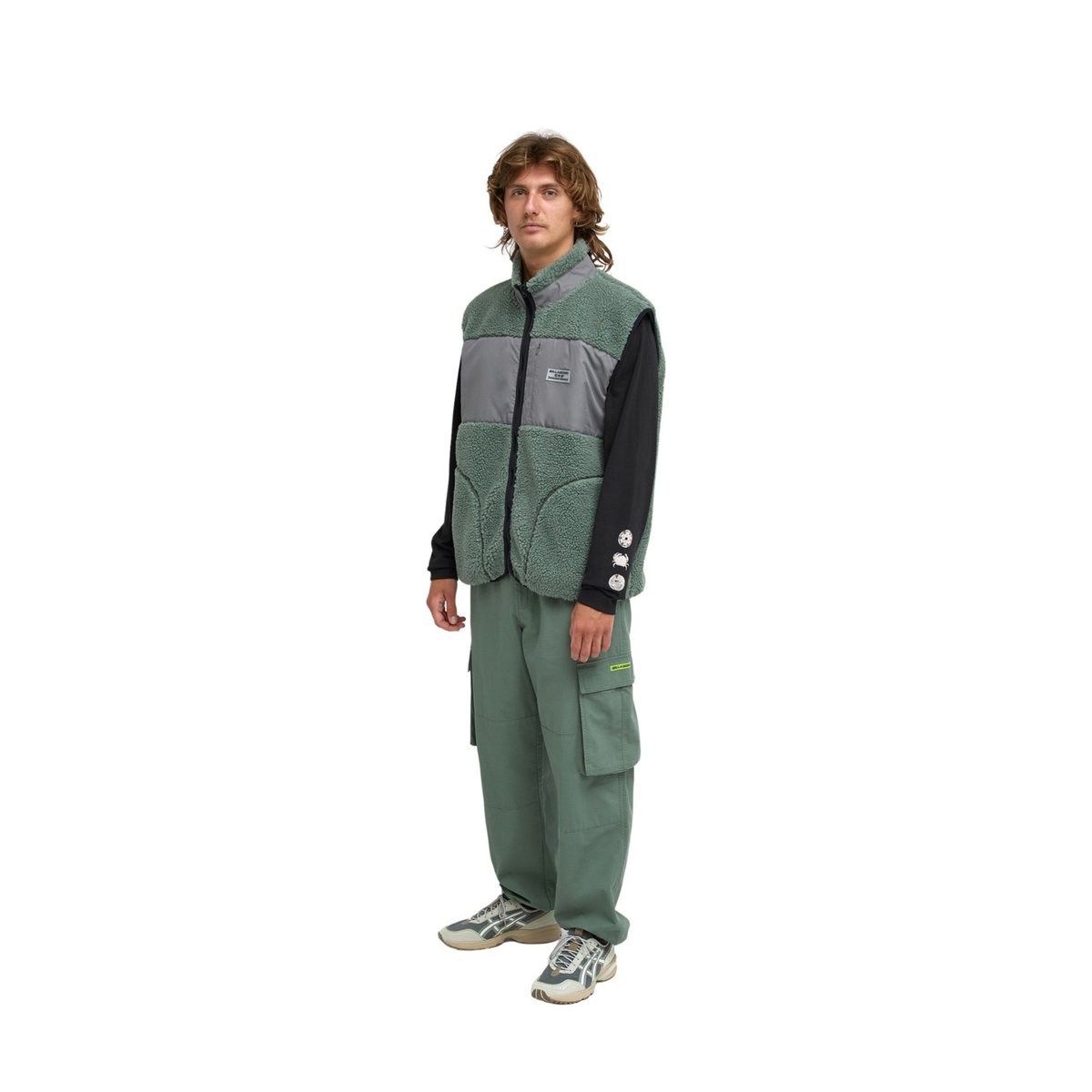 Veste sans manches en polaire CANYON TRAIL vert laurel wreath, BILLABONG