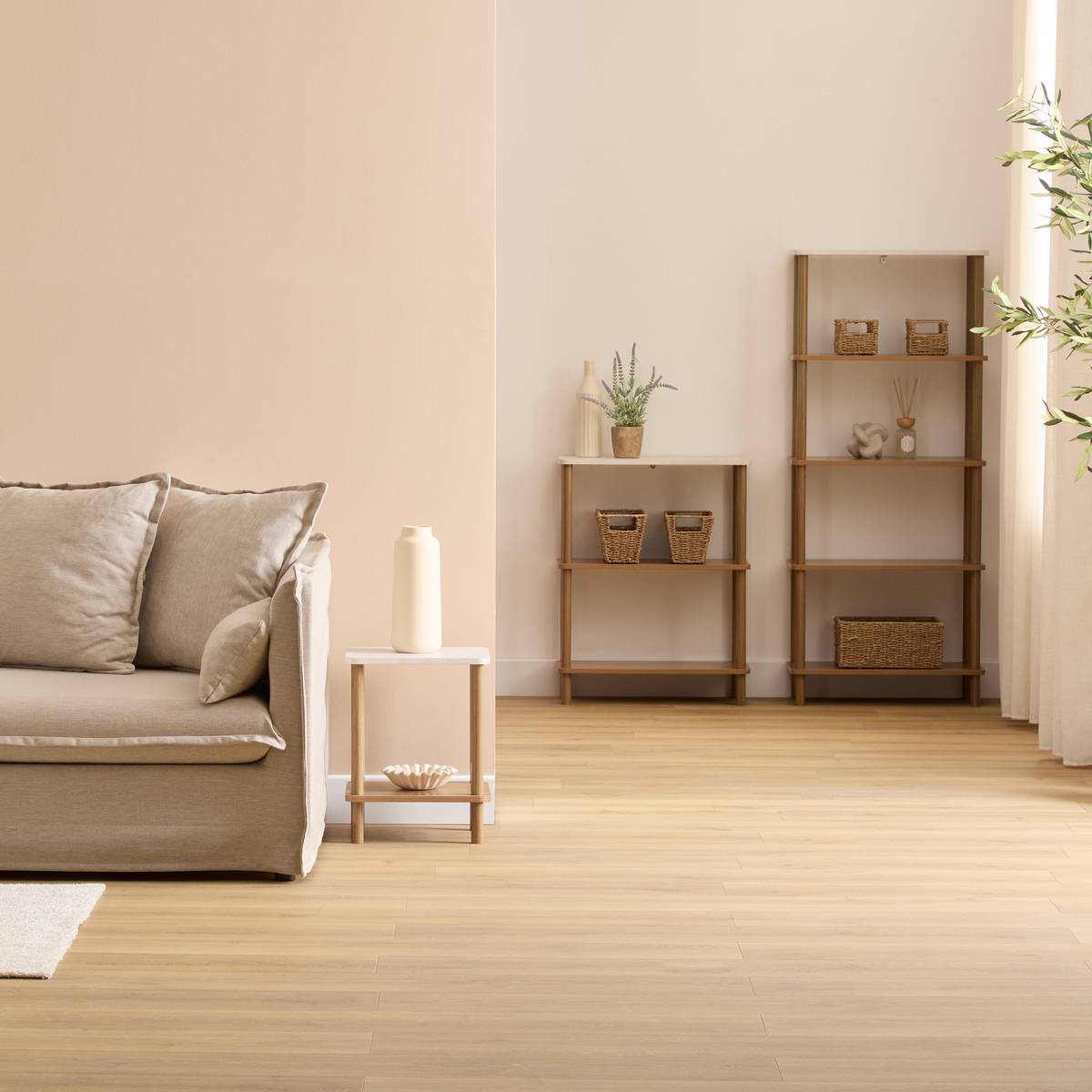 Etagère 3 niveaux effet marbre COME marron, 5FIVE SIMPLY SMART